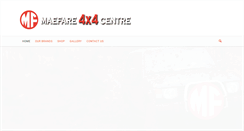 Desktop Screenshot of maefare4x4centre.com
