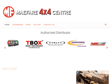 Tablet Screenshot of maefare4x4centre.com